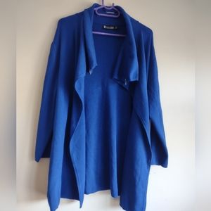 7th avenue blue cardigan size xl